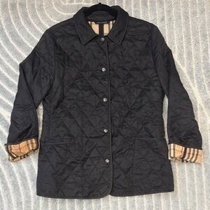 Burberry Quilted Snap Button Jacket